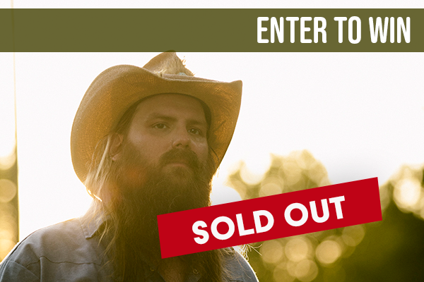 Win Tickets to see Chris Stapleton’s SOLD OUT show!