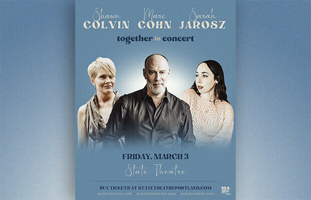 An Amazing Songwriter Triple Bill at the State in 2023 Can Be Yours!