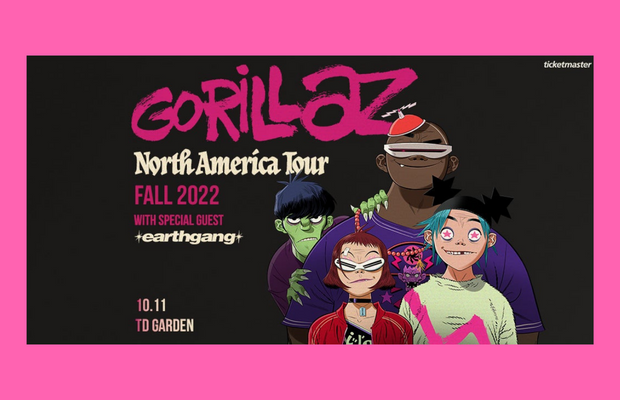 Gorillaz in Boston on Us!