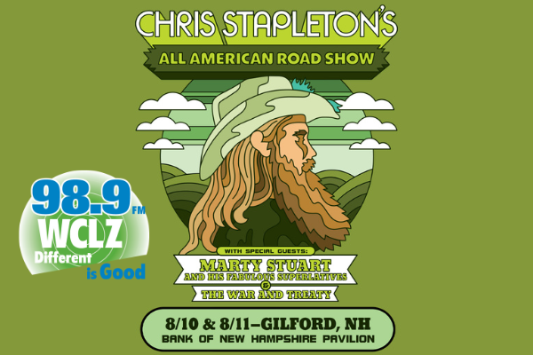 Chris Stapleton returns to NH in August, and we’ve got your tickets!