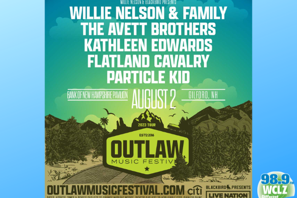 WCLZ Has Your Tickets to Willie Nelson’s Outlaw Festival!