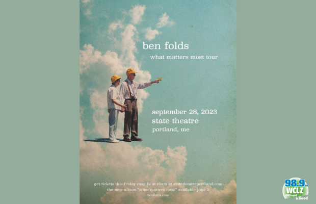 Ben Folds: Back in Maine, and WCLZ Has Your Tickets