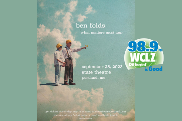 Ben Folds: Back in Maine, and WCLZ Has Your Tickets