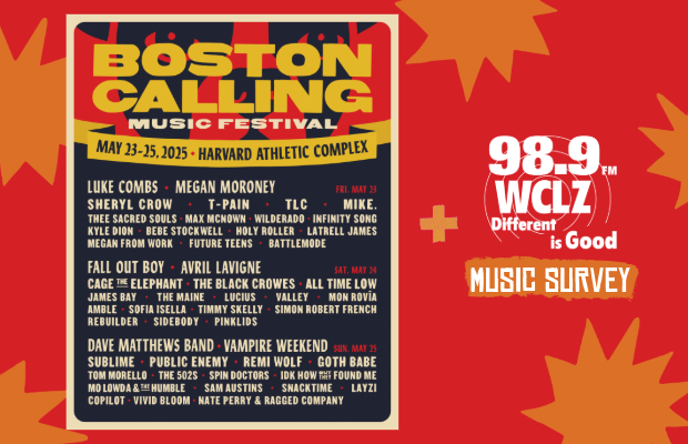 Your Choice of Weekend Day at Boston Calling When You Vote on Your favorite Songs!