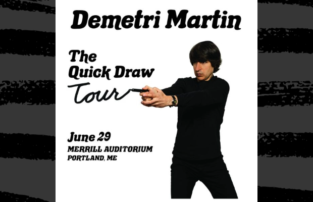 See Comedian Demetri Martin on Our Dime!
